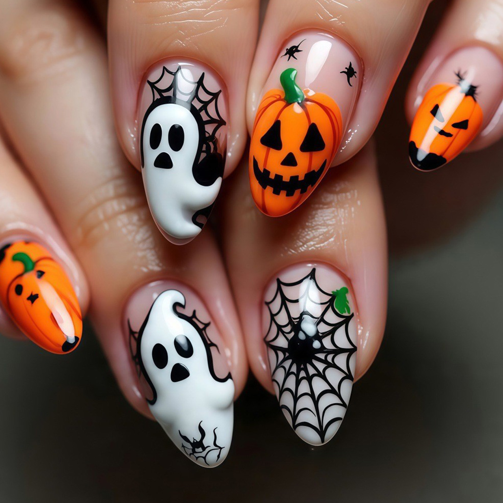 Cosplay Bat Prop - 24pcs Halloween Press On Nails Ghost