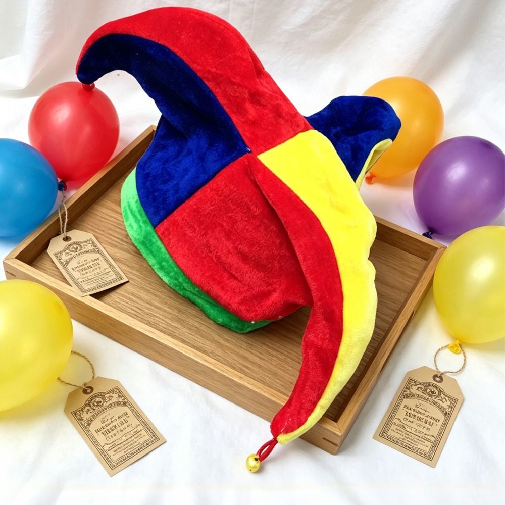 Cap Prop Multicolor Clown Hat  - огляд і ціна Cosplay Prop Pattern
