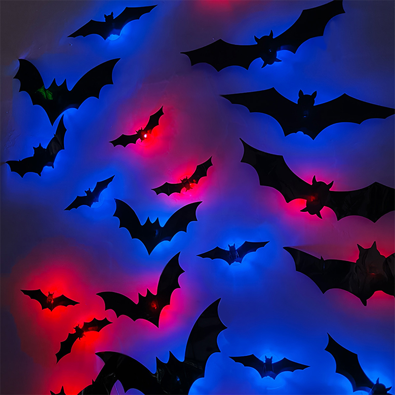 Halloween 3D Bat Wall Sticker  - огляд і ціна Cosplay Bat Prop