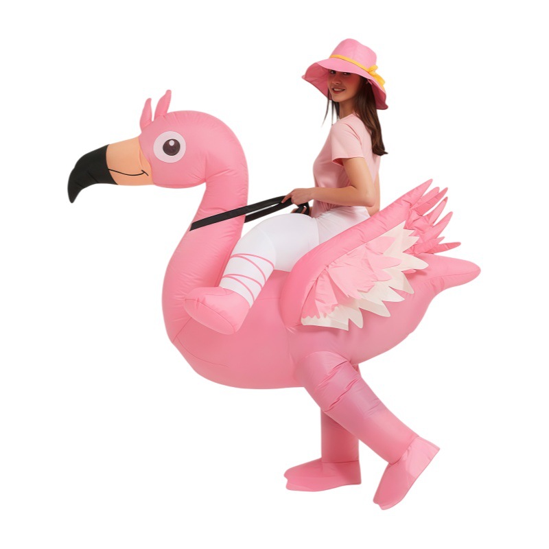 Pink Flamingo Inflatable Costu - огляд і ціна Prop For Cosplay