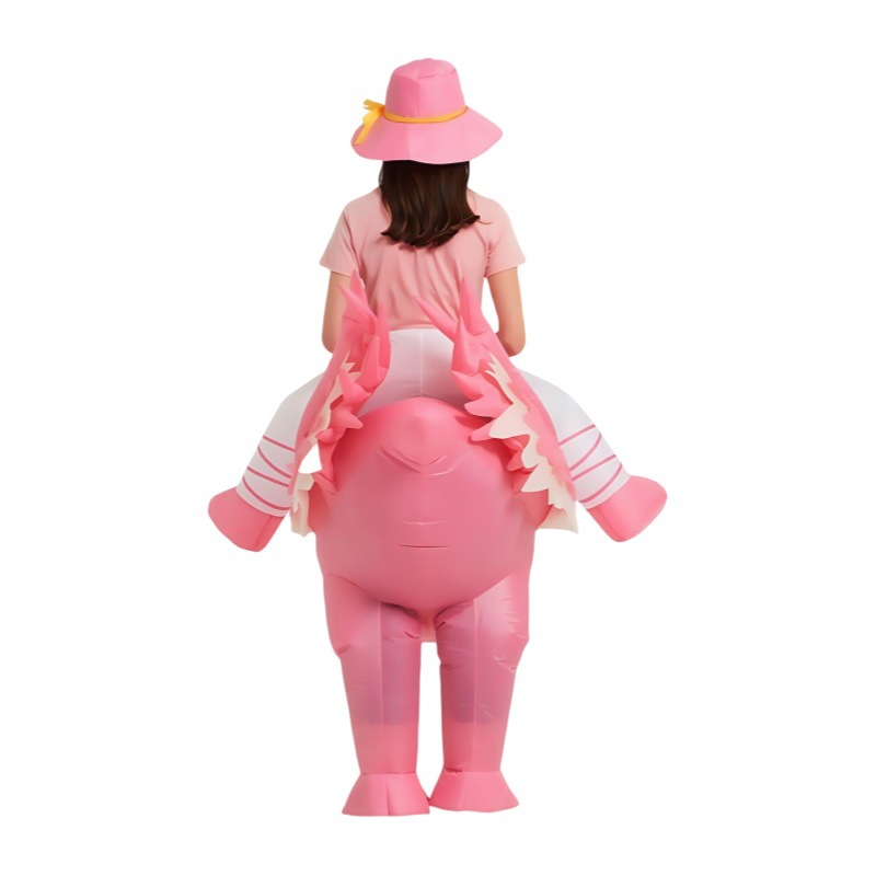 Pink Flamingo Inflatable Costu - огляд і ціна Prop For Cosplay