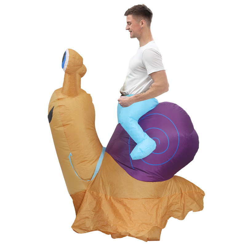 Riding Snail Inflatable Costum - огляд і ціна Prop For Cosplay